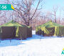 Палатка УСТ-56М (двухслойная, размеры 4,8м х 4,8м, цвет-зеленый)